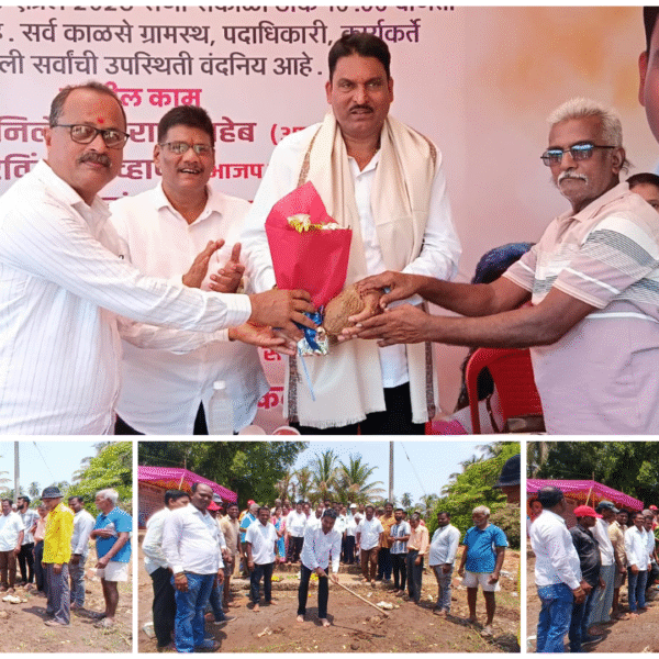 ” काळसे जेटीच काम एक आदर्श मॉडेल म्हणून ओळखलं जाईल ” दत्ता सामंतकाळसे तर येथे जेटी बांधणे कामाचा शुभारंभ