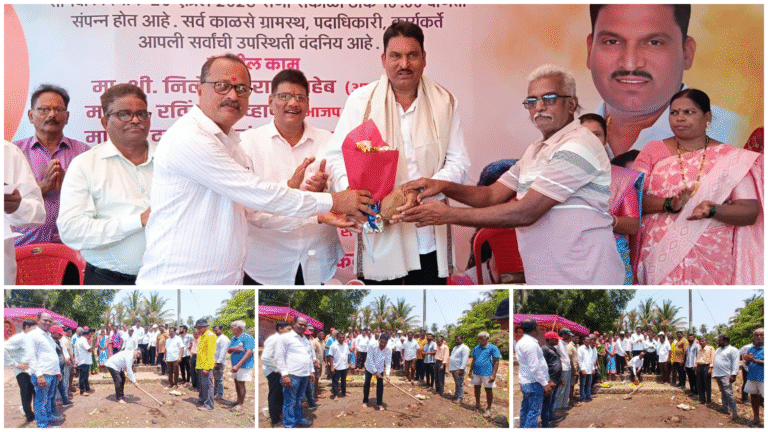 ” काळसे जेटीच काम एक आदर्श मॉडेल म्हणून ओळखलं जाईल ” दत्ता सामंतकाळसे तर येथे जेटी बांधणे कामाचा शुभारंभ