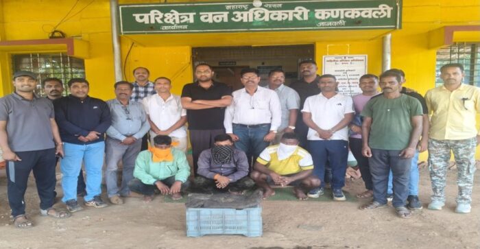 तळेबाजारमध्ये 8 कोटी रुपये किंमतीचे अंबर ग्रीस जप्त