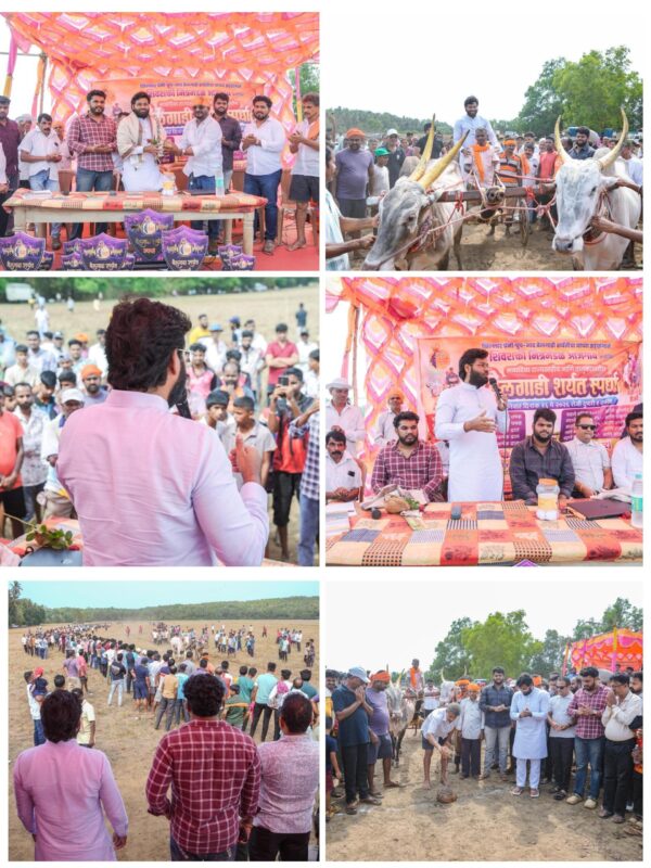 भाजप युवा नेते विशाल परब यांच्या उपस्थितीत आजगाव येथे बैलगाडा&hellip;