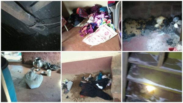 डामरेत राहते घर जळून खाक ; पावणे दोन लाखांचे नुकसान