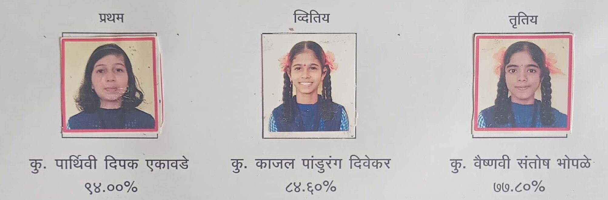 अ.वि. फडणीस माध्यमिक विद्यामंदिर घोणसरीचा दहावीचा निकाल १०० टक्के