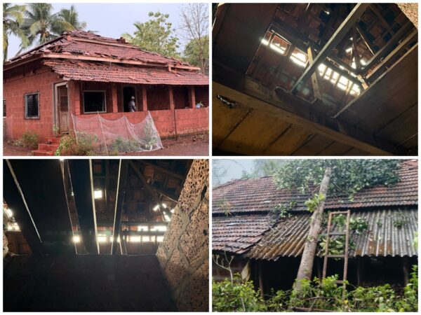 सलग तिसऱ्या दिवशी वैभववाडीत वादळी पावसाचा तडाखा; ४१ घरांची छपरे&hellip;