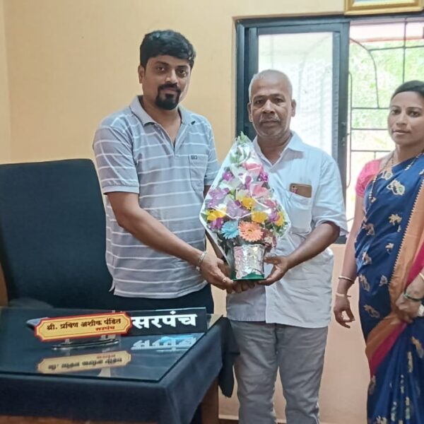 नवनिर्वाचित सदस्य विश्वनाथ सखाराम पंडित यांचे स्वागत