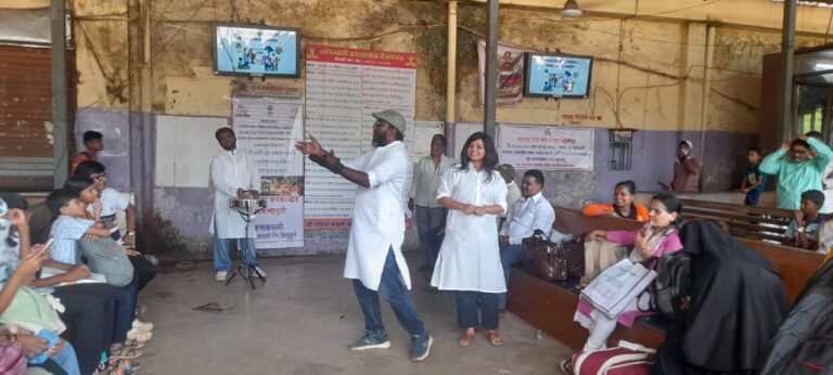 कणकवलीत पथनाट्यातून अंधश्रद्धा निर्मूलनाबाबत जागृती