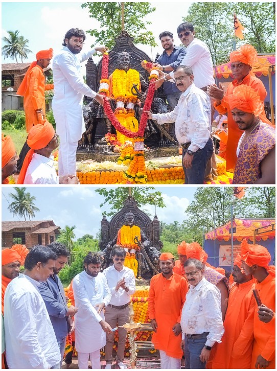 “हिंदवी स्वराज्याच्या संस्थापकाला मानाचा मुजरा!