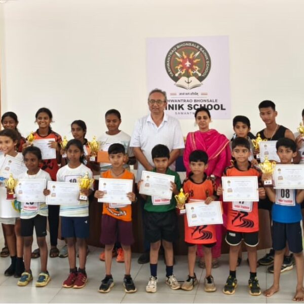 सिंधुदुर्गातील पहिल्या ज्युनिअर ट्रायथलॉन चॅम्पियनशिपला उत्स्फूर्त प्रतिसाद : भोसले सैनिक स्कूलचे आयोजन…..
