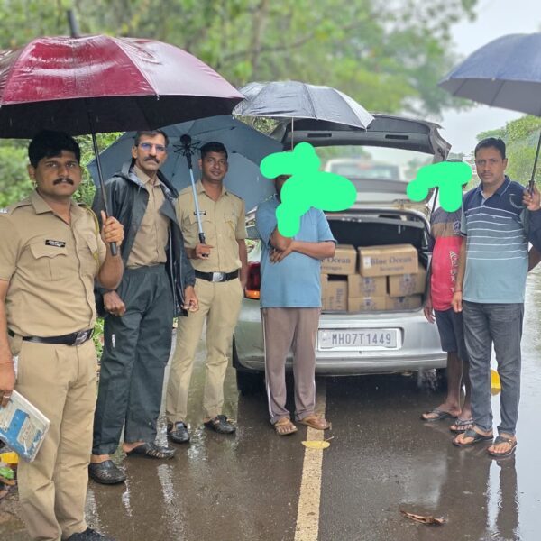 बेकायदा दारू वाहतूक प्रकरणी मालवणचे दोघे ताब्यात