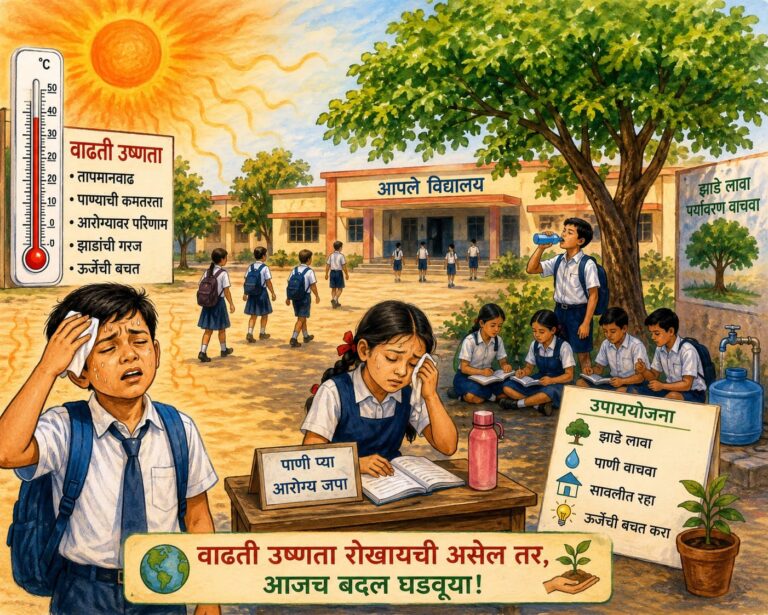 वाढत्या उष्णतेच्या पार्श्वभूमीवर जिल्ह्यातील शाळा सकाळ सत्रात भरविण्याची पालकांच्या मागणीला जोर
