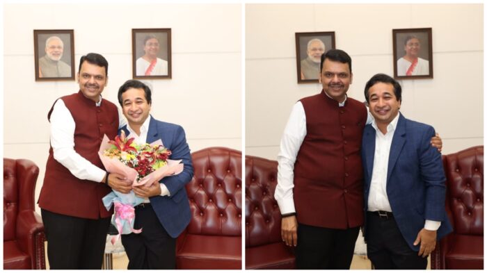 मुख्यमंत्री देवेंद्र फडणवीस यांनी दिल्या मंत्री नितेश राणे यांना वाढदिवसाच्या&hellip;