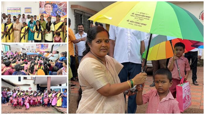 पालकमंत्री नितेश राणे यांच्या वाढदिवसानिमित्त पोंभुर्ले जि.प.गटात अंगणवाडी सेविका व&hellip;