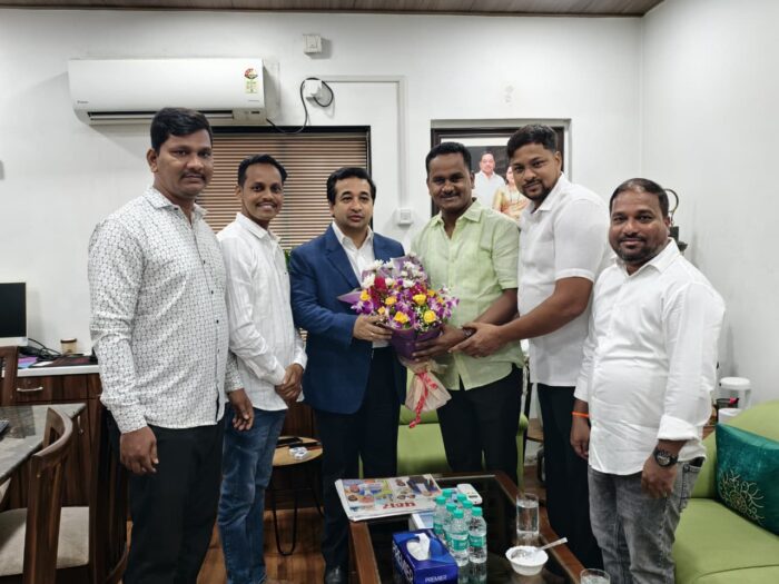 पालकमंत्री नितेश राणेंचे भाजपा जिल्हा युवा मोर्चाच्या वतीने वाढदिवशी अभिष्टचिंतन