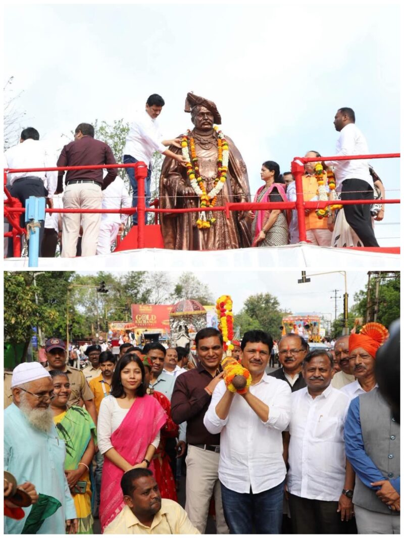 सामाजिक न्याय दिनी शाहू महाराजांच्या जयघोषात समता दिंडी उत्साहात