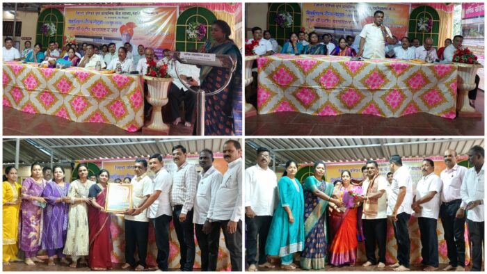 खारेपाटण केंद्र शाळेचे मुख्याध्यापक प्रदीप श्रावणकर यांचा सेवानिवृत्ती निमित्त ग्रामस्थांच्या&hellip;
