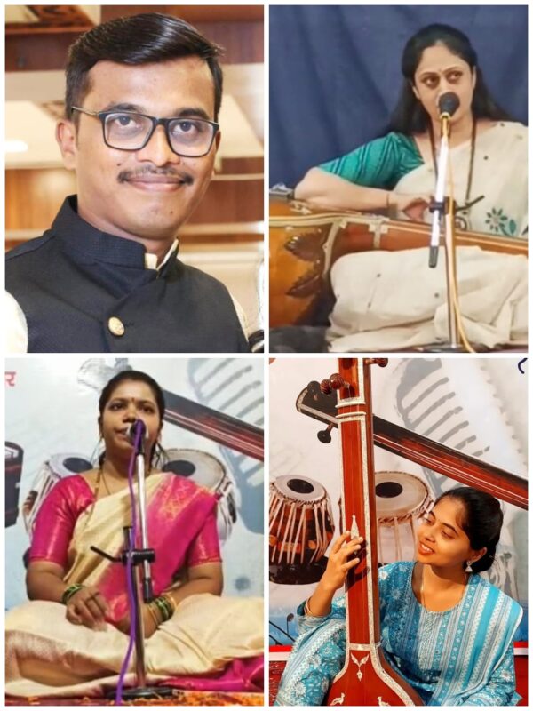 कणकवली येथील आदर्श संगीत विद्यालयातील चार विद्यार्थ्यांना संगीत विशारद पदवी