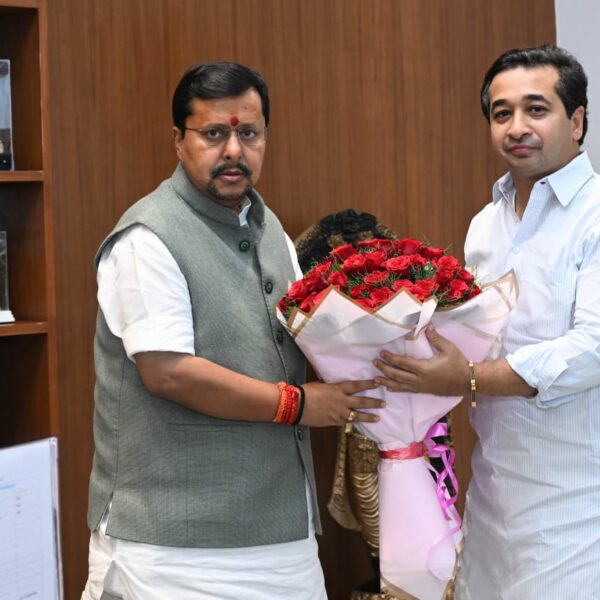 दिल्लीत भाजपचे राष्ट्रीय अध्यक्ष नितीन नबीन यांची मंत्री नितेश राणे यांनी घेतली सदिच्छा भेट