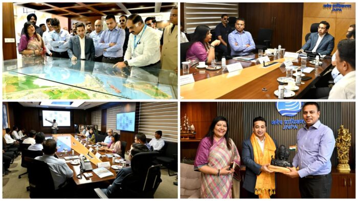 राज्यातील सागरी पायाभूत सुविधांच्या बळकटीकरणासाठी मंत्री नितेश राणे यांची जेएनपीए&hellip;
