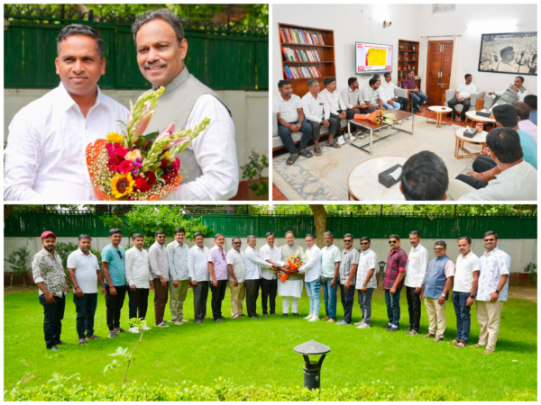 खारेपाटण सरपंच महेंद्र गुरव यांनी खासदार विनोद तावडे यांची दिल्ली&hellip;