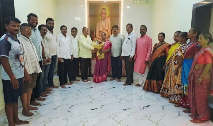 आसोलीच्या उपसरपंचपदी शितल घाडी यांची बिनविरोध निवड; भाजपकडून सत्कार