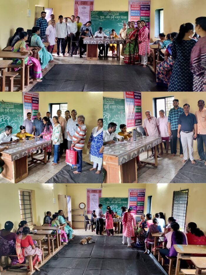 नवीन कुर्ली येथे एसटी महामंडळाचे सवलत कार्ड काढण्यासाठी विशेष कॅम्प