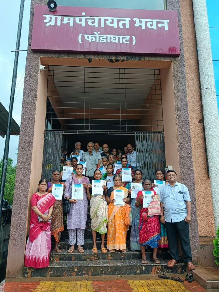 फोंडाघाट येथे हयात दाखले देण्याचे (डीएलसी) कॅम्प शिबिर संपन्न !