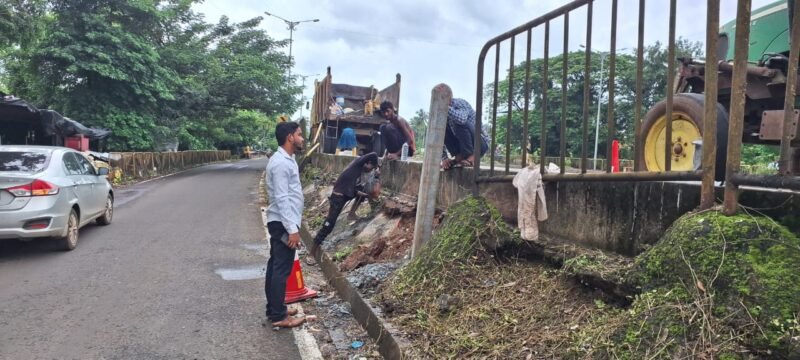 तावडेंच्या पाठपुराव्याला यश; ओरोस महामार्गावर सुरक्षा उपाय सुरू