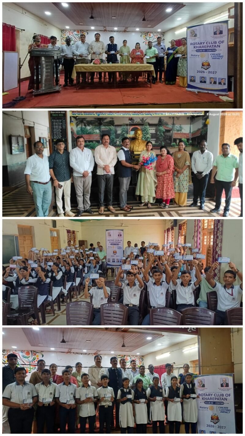 रोटरी क्लब ऑफ खारेपाटण आणि डोंबिवली यांच्या वतीने विद्यार्थ्यांना मोफत&hellip;