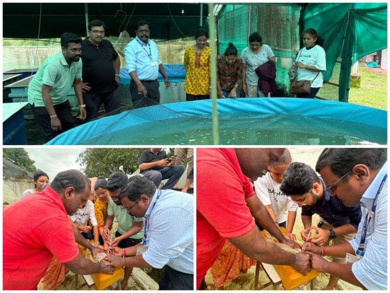 सहाय्यक मत्स्यव्यवसाय आयुक्तांची मुळदे येथील मत्स्य संशोधन व संवर्धन प्रकल्पास&hellip;