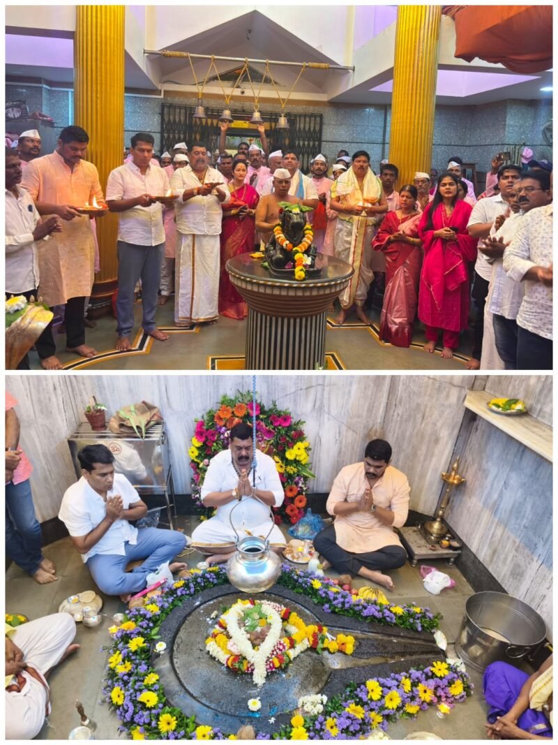 अतुल रावराणे यांच्या हस्ते श्री क्षेत्र कुणकेश्वर श्रावणी सोमवारची पूजा&hellip;
