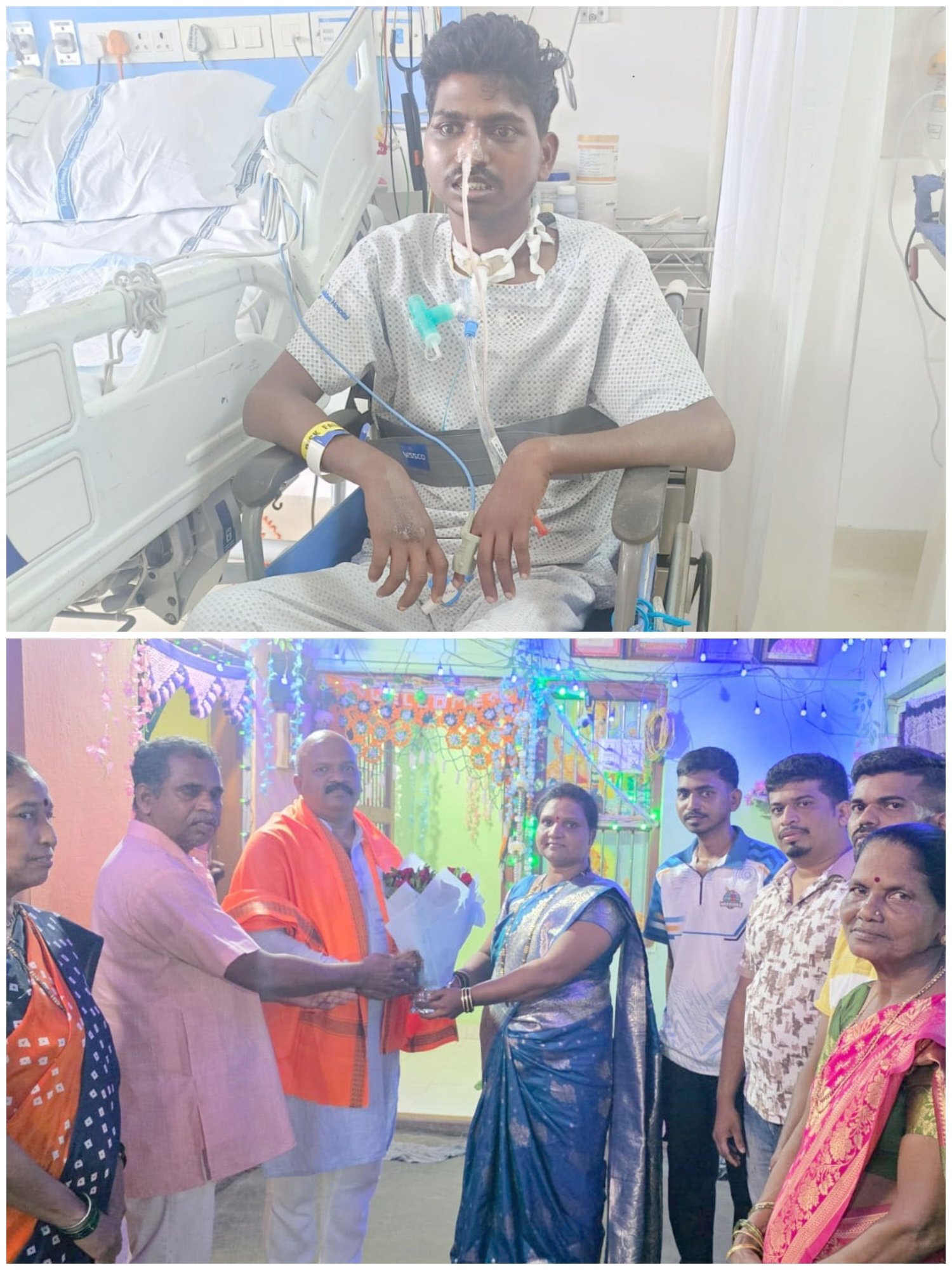मृत्यूच्या दारातून २५ वर्षांचा प्रवीण घाडीगावकर सुखरूप घरी