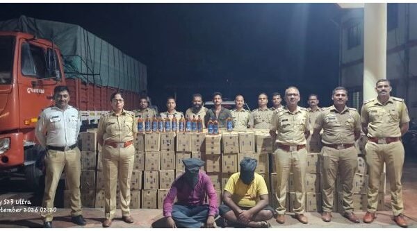 २२ लाख ८० हजारांच्या दारुसह ३७ लाखांचा मुद्देमाल जप्त
