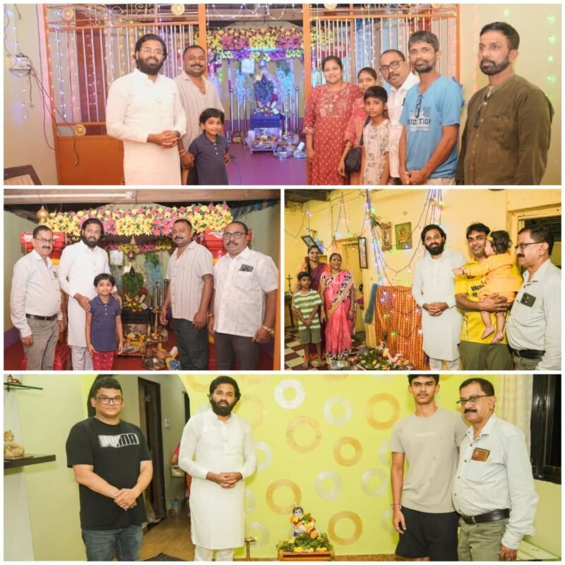 ‘गोविंदा’च्या जयघोषात विशाल परब यांचे श्रीकृष्ण दर्शन; सावंतवाडीत भक्तिमय वातावरण
