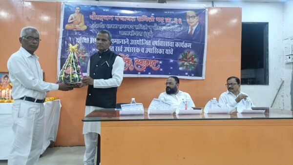 नालासोपारा (पूर्व ) येथे “वर्षावास” निमित