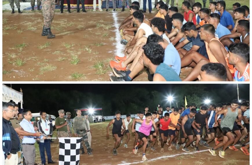कोल्हापुरात अग्निवीर भरती प्रक्रियेस मध्यरात्री उत्साहात प्रारंभ
