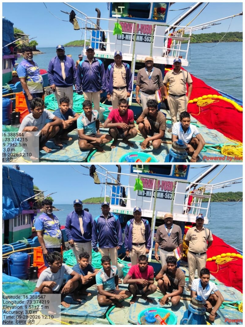 मत्स्यव्यवसाय विभागाचा पर्ससीन मासेमारीविरुद्ध कठोर बडगा; लागोपाठ तिसरी मोठी कारवाई