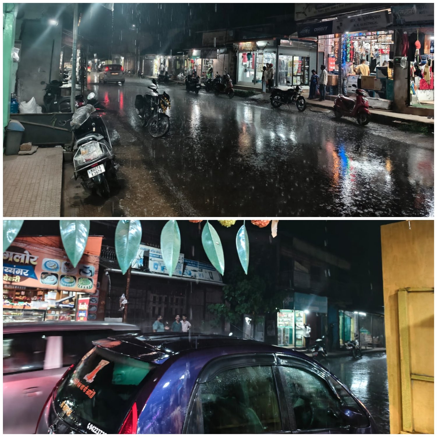 फोंडाघाटसह पंचक्रोशीमध्ये परतीच्या पावसाचे धुमशान; दीड तास संततधार