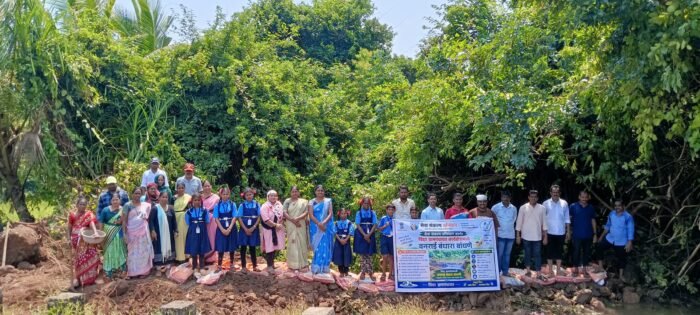 चिंदर येथील वनराई बंधारा; जलतारा खड्ड्यांची अतिरिक्त मुख्य कार्यकारी अधिकारी&hellip;