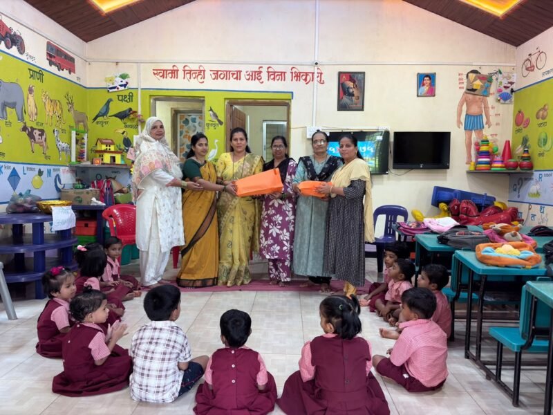 भाजपा महिला मोर्चा वतीने आंगण का मिलन उपक्रम