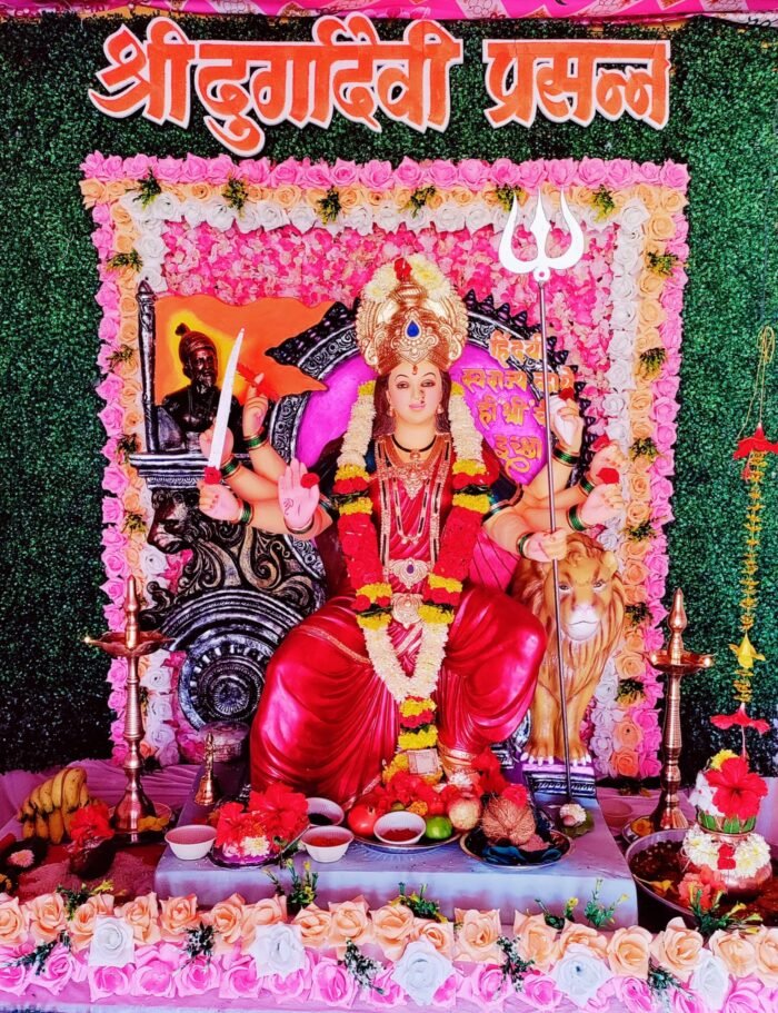 नवीन कुर्ली येथे नवरात्रोत्सवानिमित्त नवदुर्गा युवा मंडळाकडून विविध कार्यक्रम