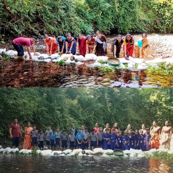 शालेय शिक्षणाबरोबरच विद्यार्थ्यांना समाजभानाच्या जाणिवेचा संस्कार ! पालक- नागरिकांकडून कौतुक !
