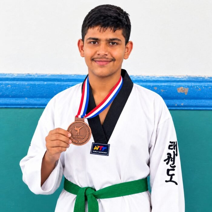 सिंधुदुर्गच्या तायक्वांदोपटूने राज्यस्तरीय शालेय स्पर्धेत कास्य पदक पटकावले