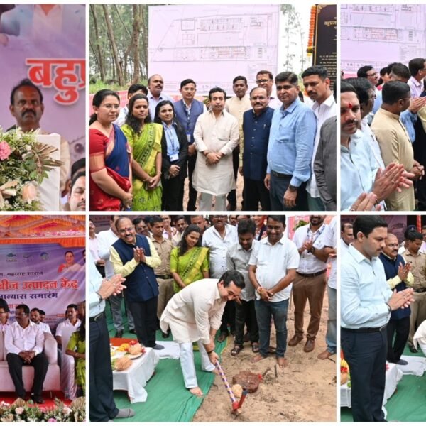 वेंगुर्ल्यात देशातील पहिले बहुप्रजातीय मत्स्यबीज उत्पादन केंद्र; मंत्री नितेश राणे यांच्या हस्ते उभादांडा येथे भूमिपूजन संपन्न