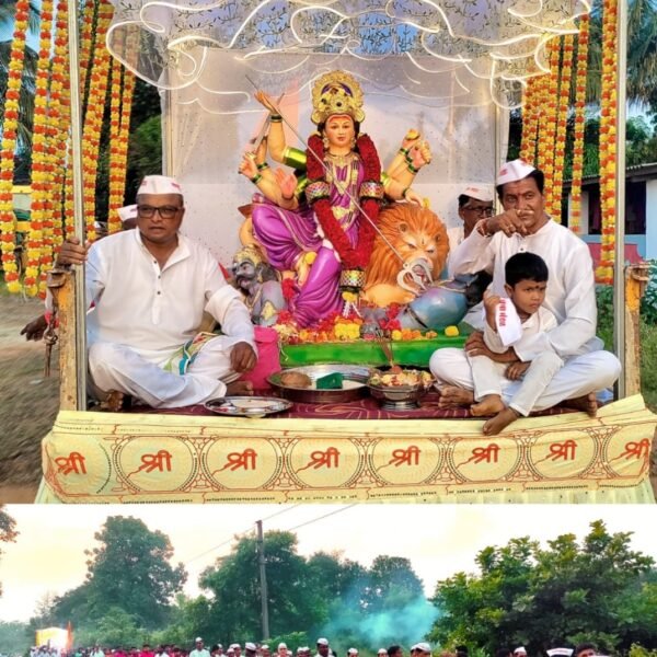 जल्लोषी, भक्तीमयअन् जगदंबेच्या जयघोषी वातावरणात नवदुर्गेच विसर्जन