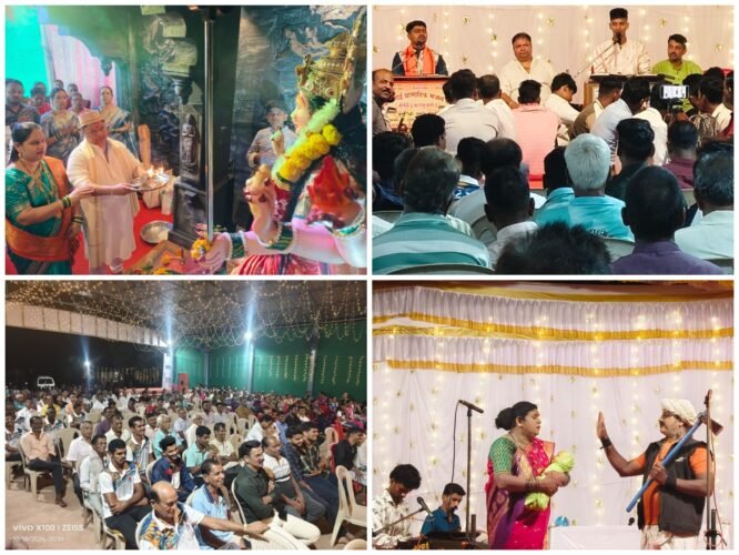 शिरवल खासकीलवाडी येथे संदीप चौकेकर मित्र मंडळाच्या नवरात्रोत्सवाची भक्तीमय वातावरणात&hellip;