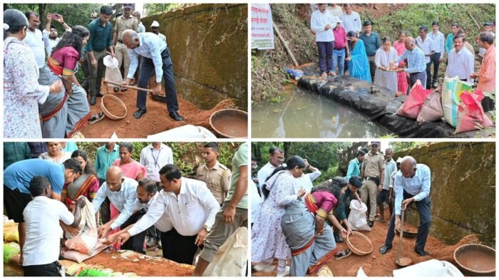 मुख्य निवडणूक अधिकारी एस. चोक्कलिंगम यांचे ओवळीये येथे जलसंधारण कामात&hellip;