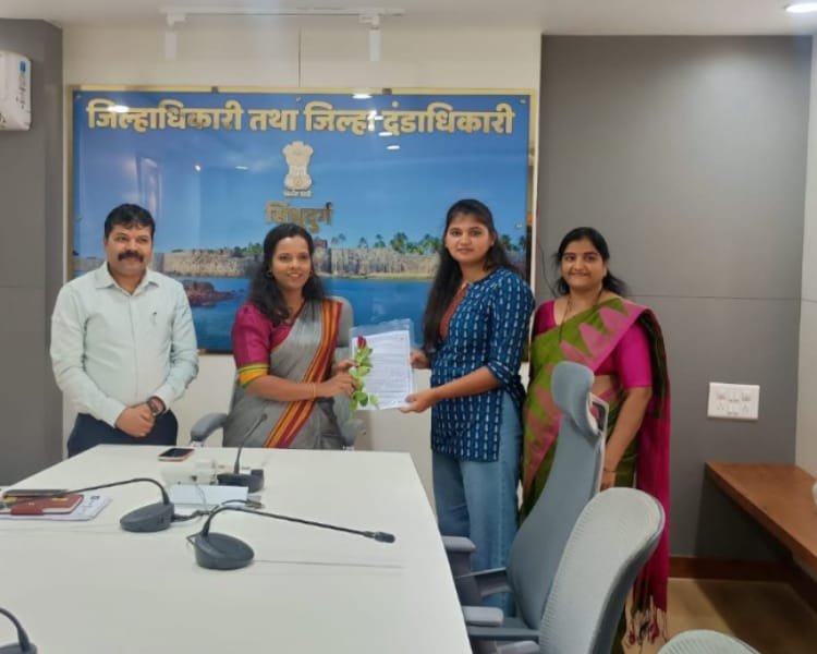 ग्राम महसूल अधिकारीपदी सानिका मुसळे हिची नियुक्ती