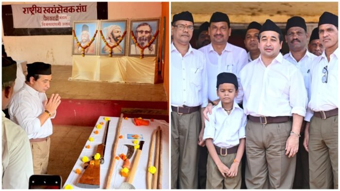 राष्ट्रीय स्वयंसेवक संघ, वैभववाडी मंडळाच्या विजयादशमी उत्सवाला पालकमंत्री नितेश राणे&hellip;
