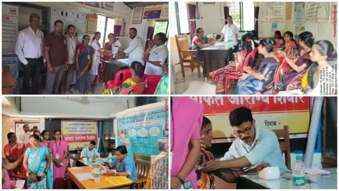 लोरे येथे ‘माझं गाव – आरोग्यसंपन्न गाव’ उपक्रमांतर्गत आरोग्य तपासणी&hellip;