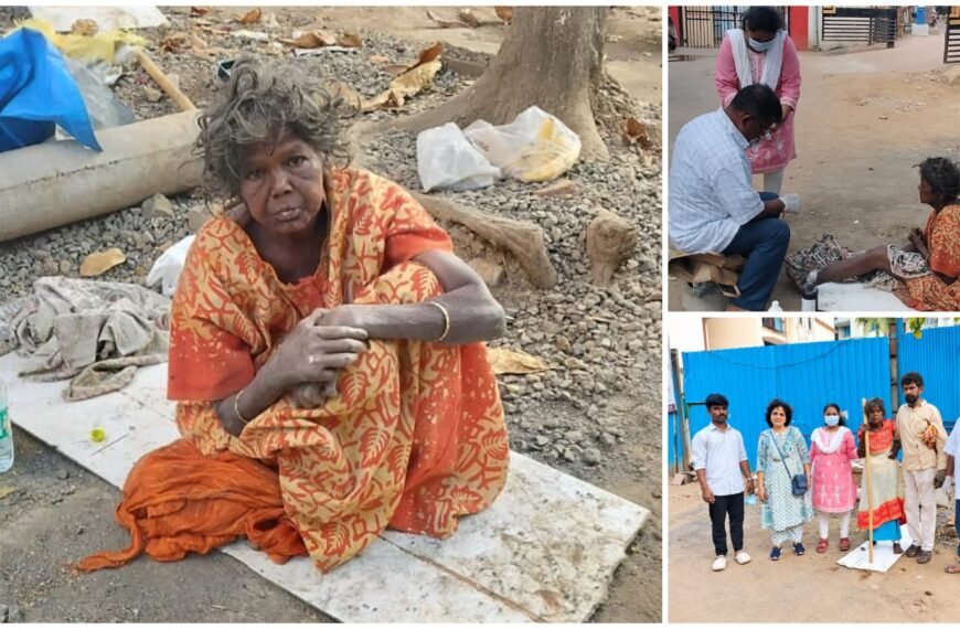 रस्त्यावर बेवारस अवस्थेत आढळलेल्या चिन्नमा आनंद नायर यांना जीवन आनंद संस्थेचा आधार